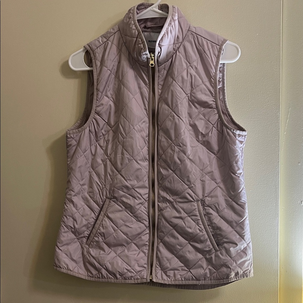 Old Navy Quilted Vest in Light Brown